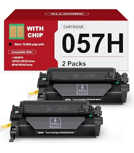 Amazon.com: Canon 057 H High-Capacity Black Original Toner